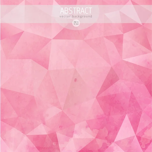 Abstract pink template for design — Stock Vector