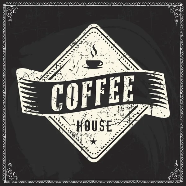 Coffeeshop-Label — Stockvektor