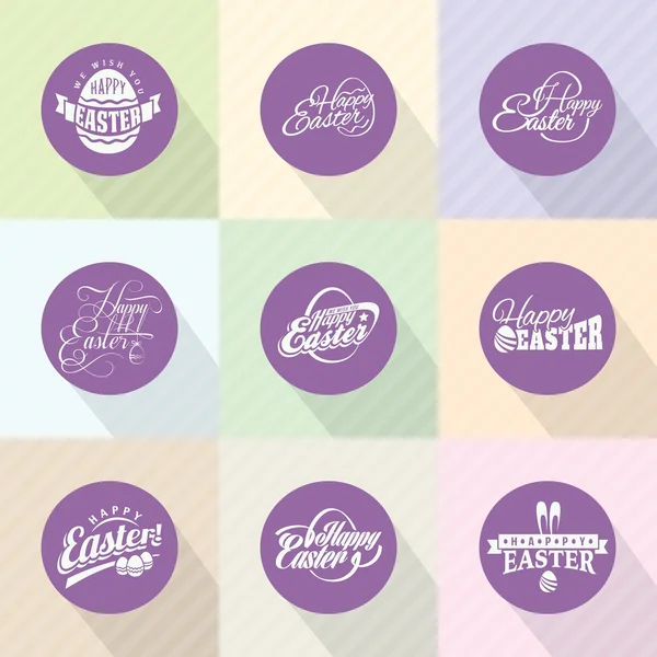 Design typographic elements of easter holiday. — Stock Vector