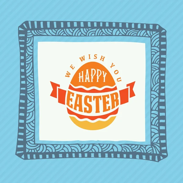 Typographic elements of easter holiday. — Stock Vector