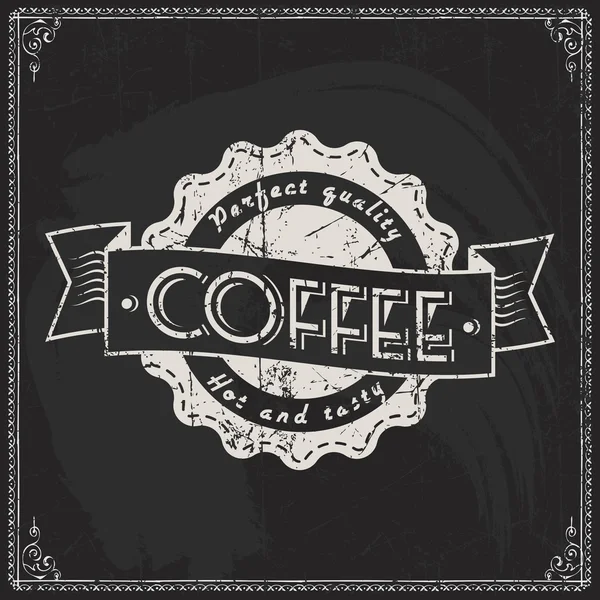 Coffeeshop-Label — Stockvektor