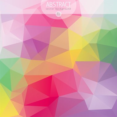 üçgenler ile geometrik arka plan