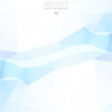 geometrik arka plan mavi üçgen ile