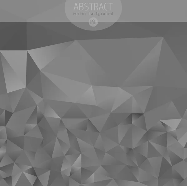 Abstract vector gray triangle pattern — Stock Vector