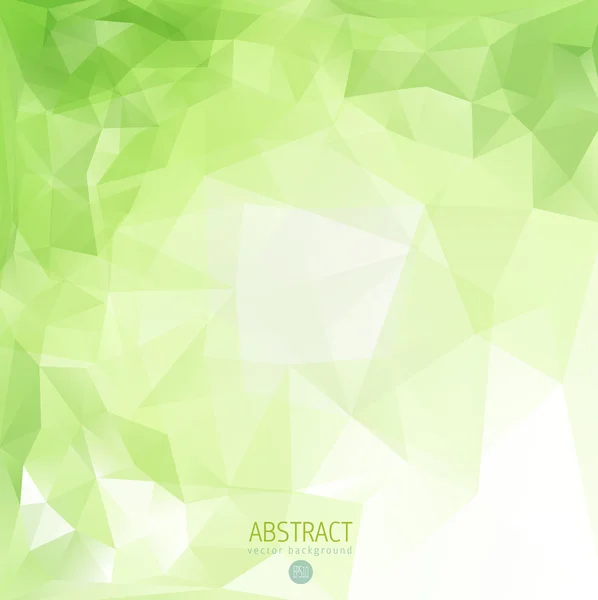 デザインのための抽象的な緑のベクトル背景 — ストックベクタ