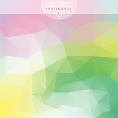 üçgenler ile geometrik arka plan