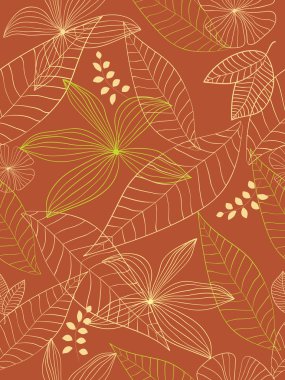 Güzel çiçeklerle kusursuz desen