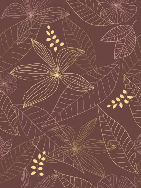 Güzel çiçeklerle kusursuz desen