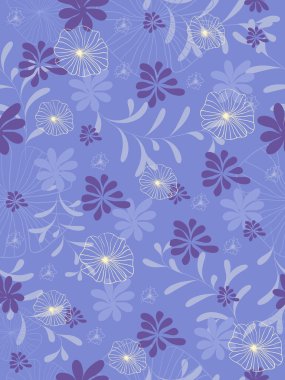 çiçek arka plan ile Seamless Modeli