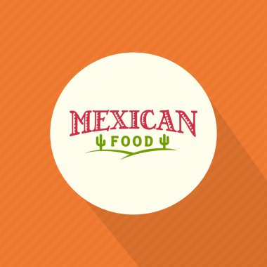 Mexican menü tasarım şablonu