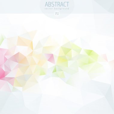 üçgenler ile geometrik arka plan