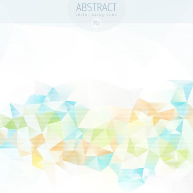 üçgenler ile geometrik arka plan