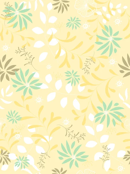 Seamless pattern with floral background — Stock Vector