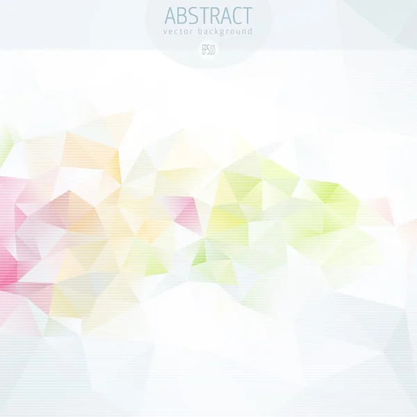 Abstract geometrical background with triangles — Stock Vector