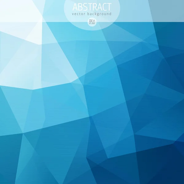 Fondo abstracto azul para el diseño — Vector de stock