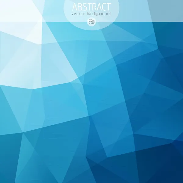 Fundo abstrato azul para design — Vetor de Stock