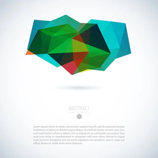 Abstract vector moderne achtergrond — Stockvector