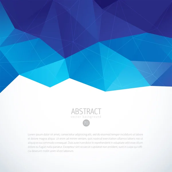Abstrakt 3d geometriska färgstarka bakgrund — Stock vektor