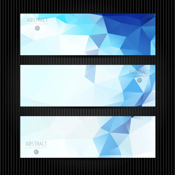 Intestazione vebsite vettoriale o banner set — Vettoriale Stock