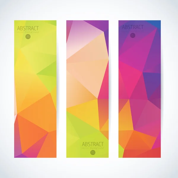 Abstract vector vertical banner — Stock Vector