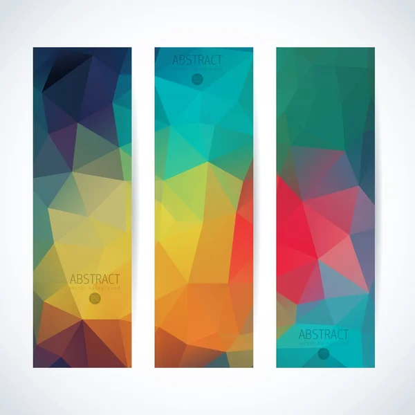 Banner vertical de vector abstracto — Vector de stock