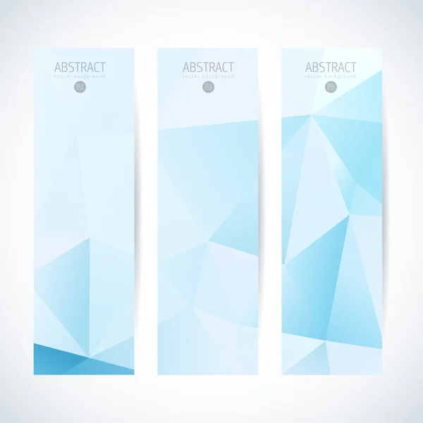 Banner vertical de vector abstracto — Vector de stock