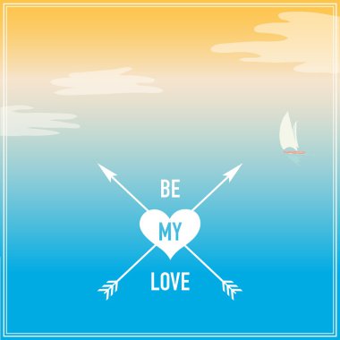 Boldog Valentin-napi üdvözlőlap, szeretlek