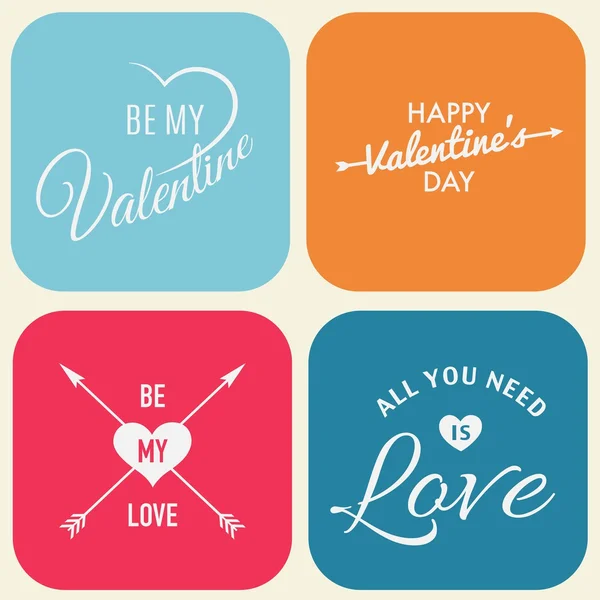 Happy Valentine's day card. — Stock Vector