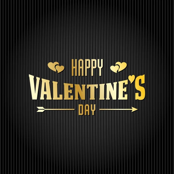 Happy Valentine's Day Carte vectorielle et fond — Image vectorielle