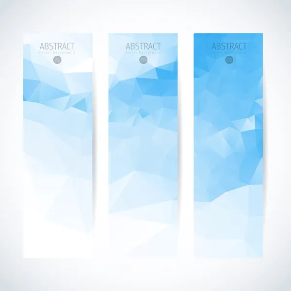 Juego de vector de banner vertical — Vector de stock