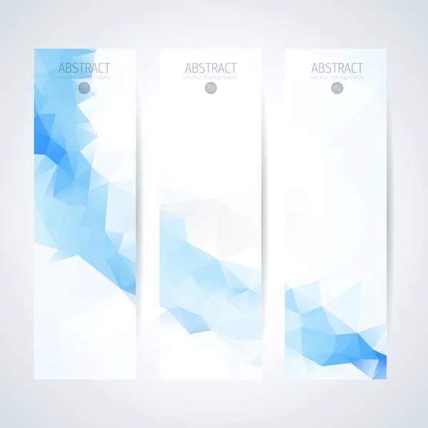 Juego de vector de banner vertical — Vector de stock