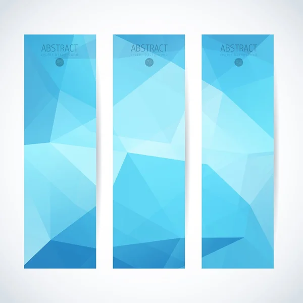 Juego de vector de banner vertical — Vector de stock