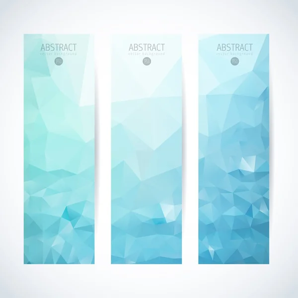 Vertical banner vector set — Stock Vector