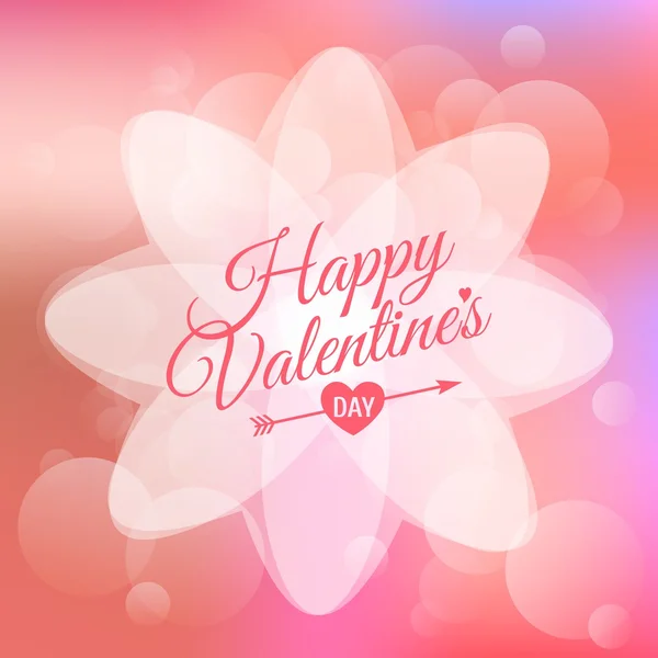 Happy Valentines day card — Stock Vector