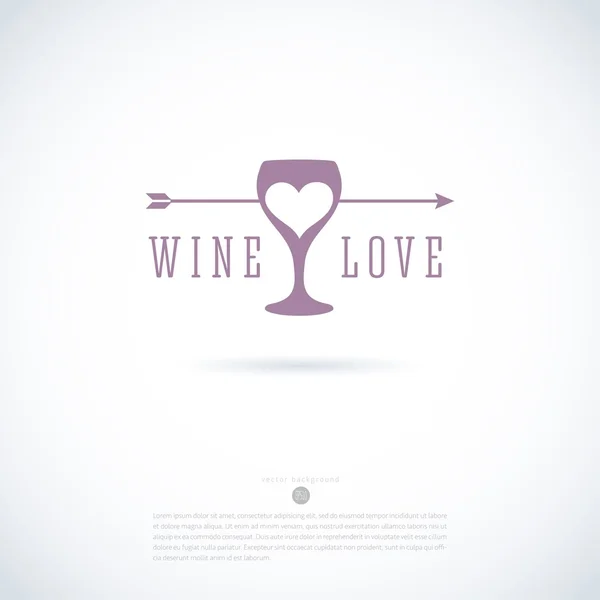 Wine menu design template — Stock Vector