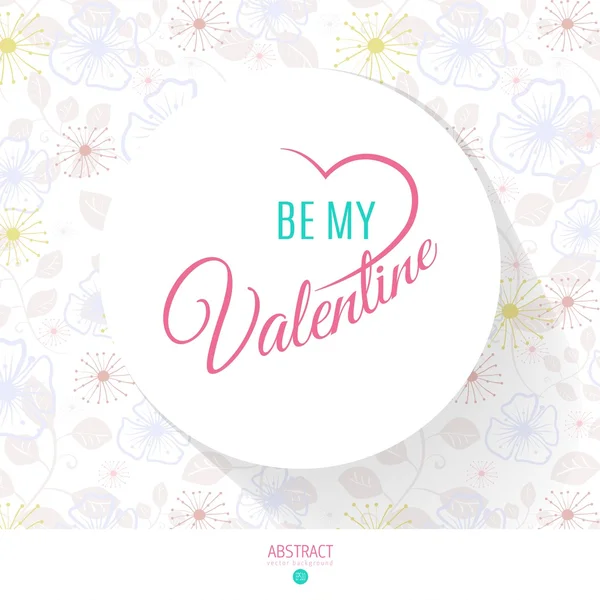 Šťastný Valentýn přání — Stockový vektor