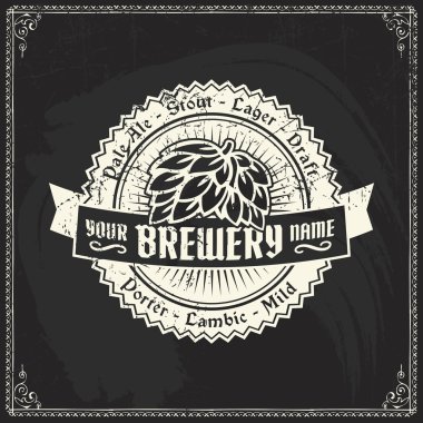 Bira veya bira etiket Retro tarz