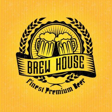 bira etiket tasarım şablonu