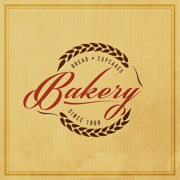 Bakery Retro Label — Stock Vector