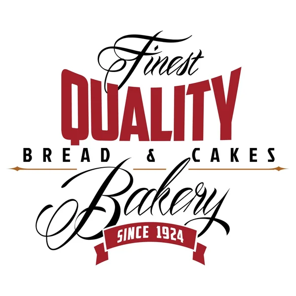 Bakery Retro Label. — Stock Vector