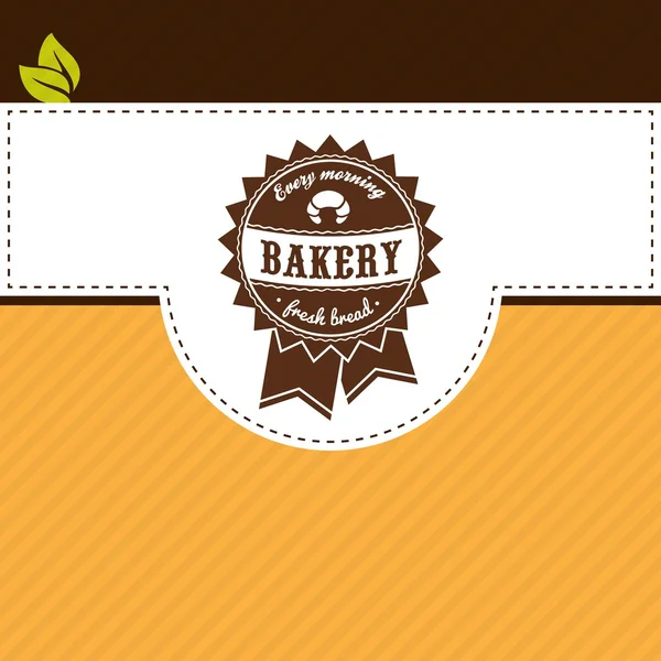 Eléments vectoriels de conception de boulangerie — Image vectorielle