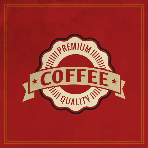 Badges ou étiquettes de café rétro vintage — Image vectorielle