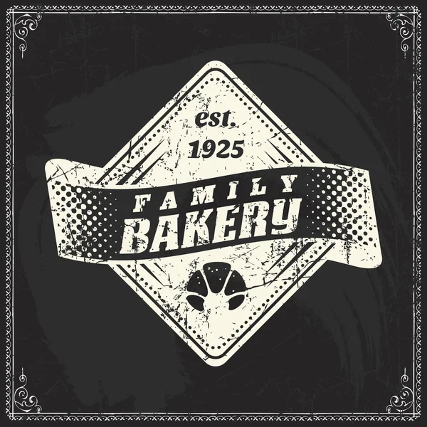 Retro bakery labels for vintage design — Stock Vector