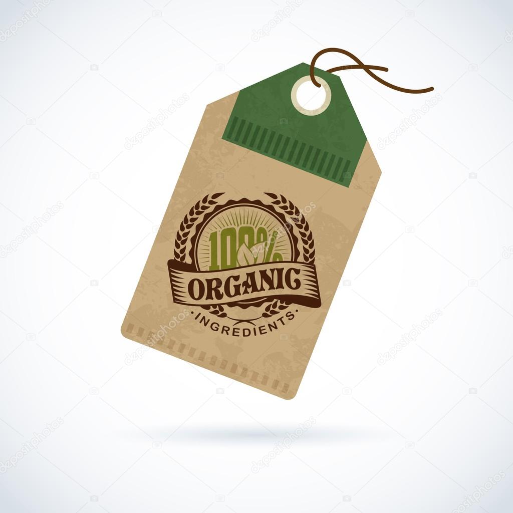 ECO green stamp label