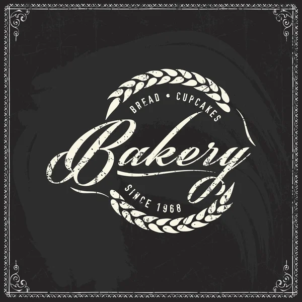 Retro bakery labels for vintage design — Stock Vector