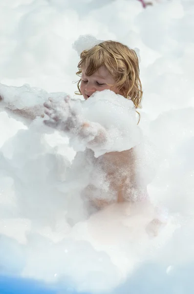 Soap foam party — Stock Photo, Image