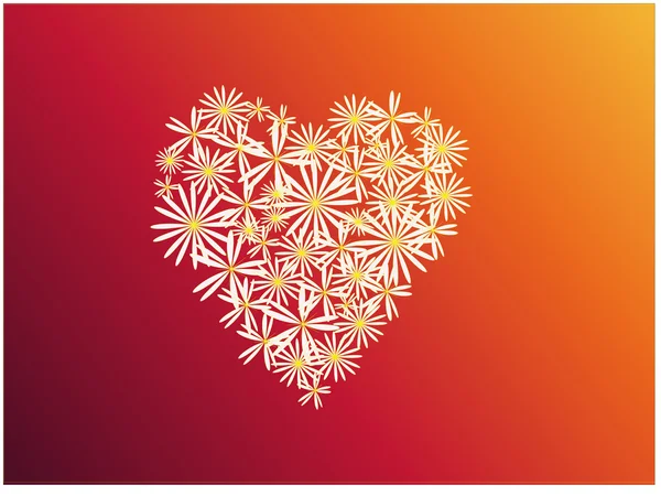 Floral heart — Stock Photo, Image