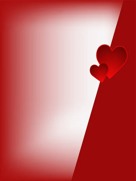 Red hearts — Stock Vector