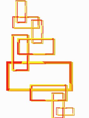 renkli dikdörtgen logo arka plan