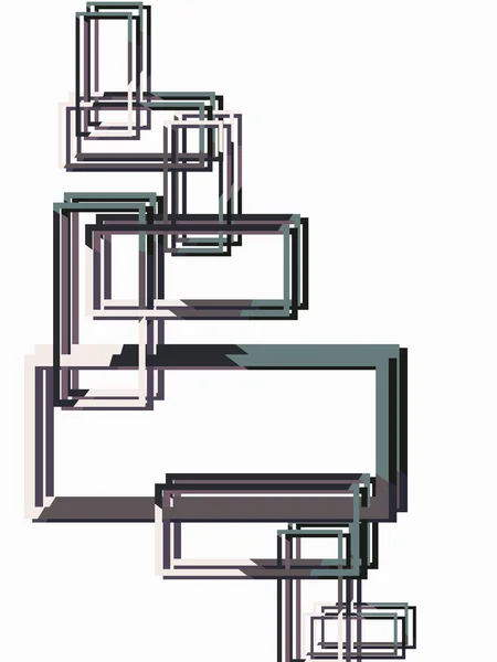 Fond de logo rectangle foncé — Image vectorielle